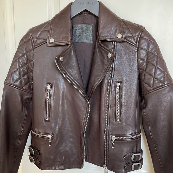 All Saints Armstead Biker Jacket - Picture 6 of 14